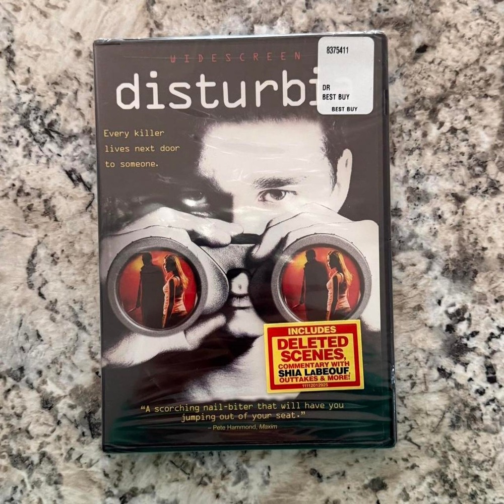 Disturbia DVD - Sealed - Shia LaBeouf
